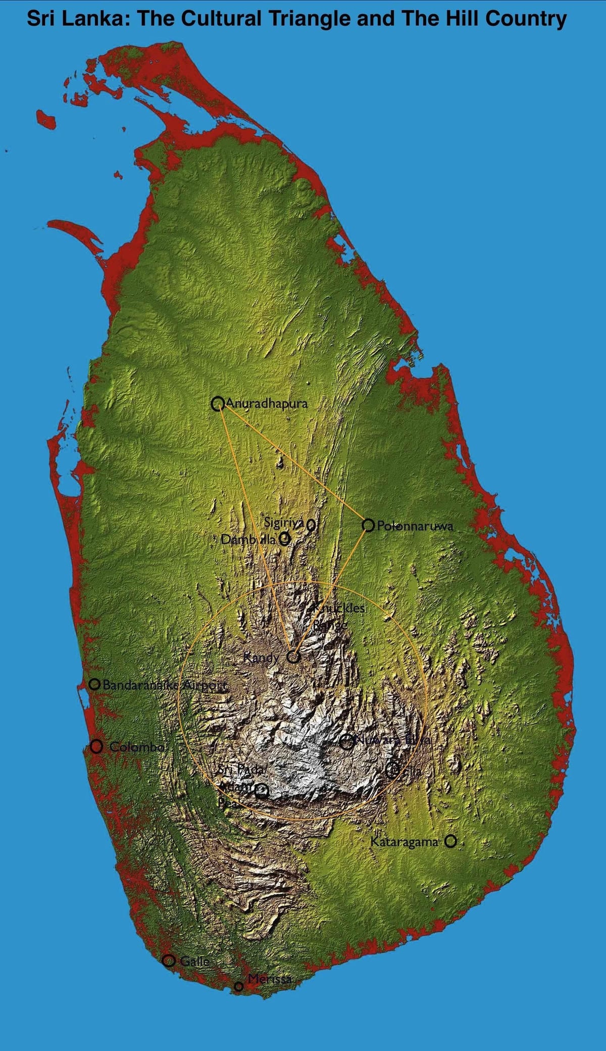 harta e malore Sri Lanka