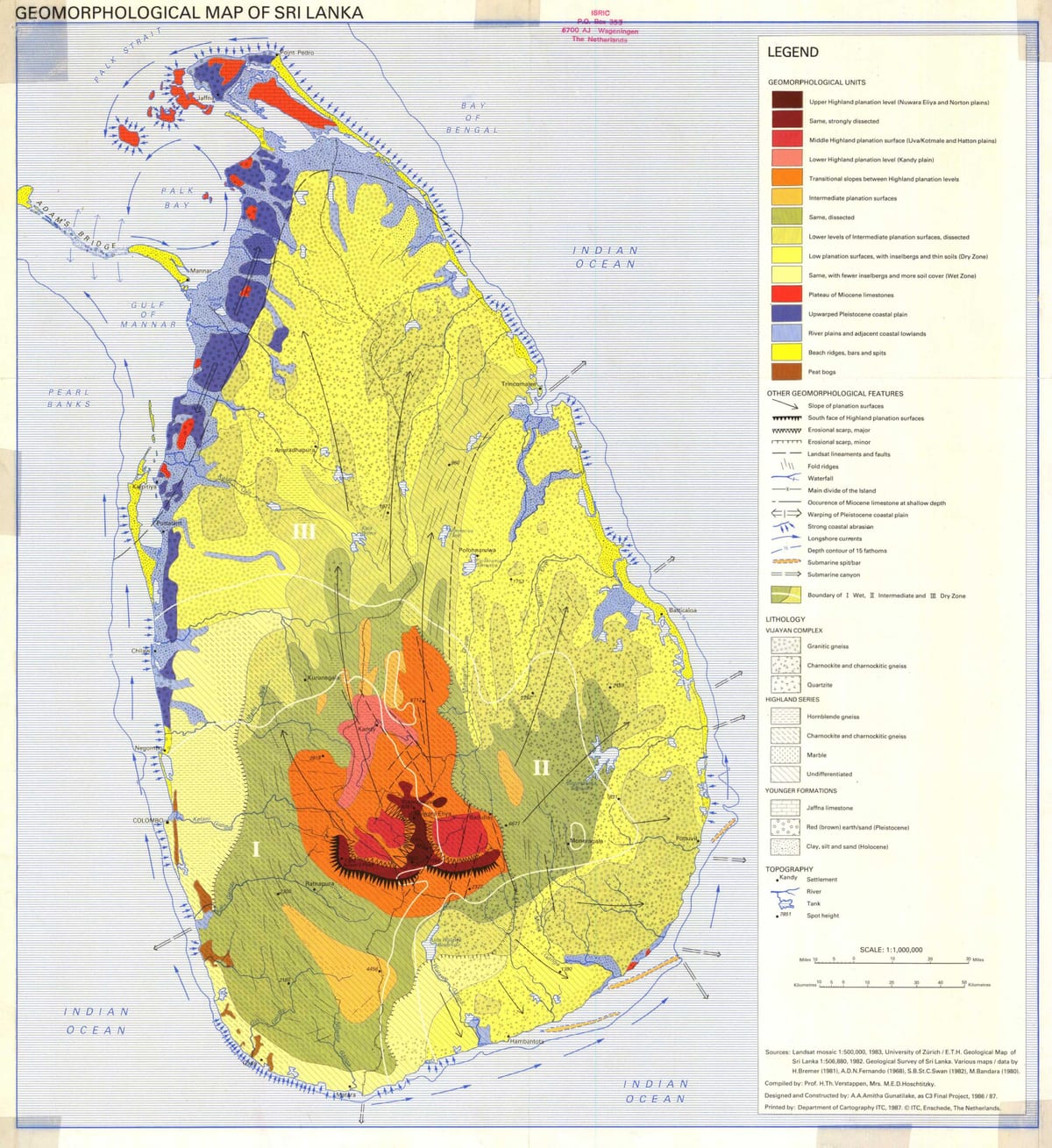 harta e tokës harta e Sri Lanka