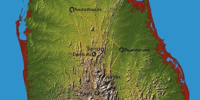 Harta e malore Sri Lanka