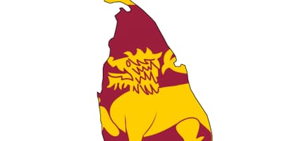 Harta e Sri Lanka flamurit