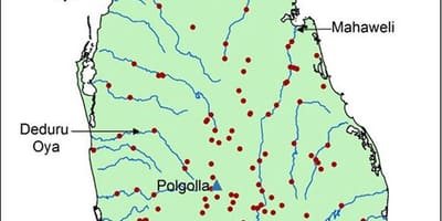 Harta e Sri Lanka ganga