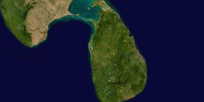 Online satellite harta e Sri Lanka